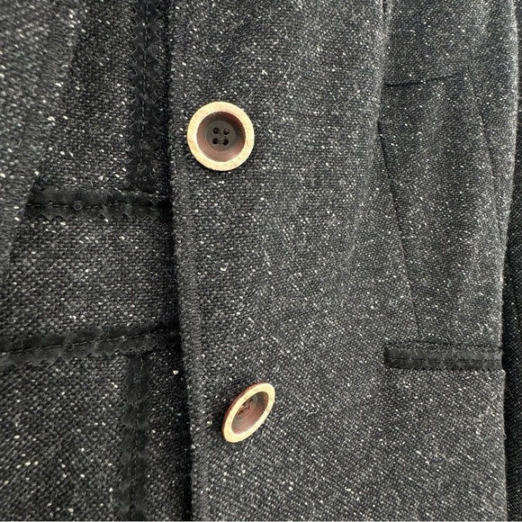 Sigrid Olsen 2 Piece Suit Shift Dress Blazer Jacket Gray Tweed Wool Blend | Sz 6 - Picture 8 of 15